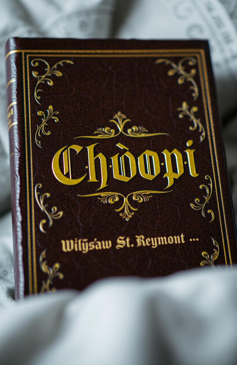 An artistic representation of the book 'Chłopi' by Władysław St