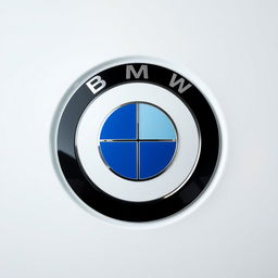 A crisp and detailed representation of the BMW logo, depicting the iconic circular emblem split into quadrants of blue and white, symbolizing the brand's aviation roots