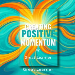 A visually striking book cover for the title "Creating Positive Momentum" by Great Learner