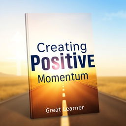 A captivating book cover for the title "Creating Positive Momentum" by Great Learner