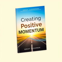 A captivating book cover for the title "Creating Positive Momentum" by Great Learner