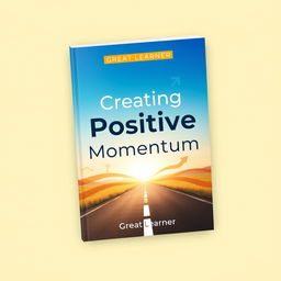 A captivating book cover for the title "Creating Positive Momentum" by Great Learner