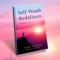 A compelling book cover for the title "Self-Worth Redefined" by Great Learner