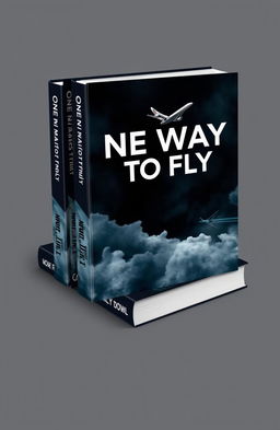 A striking book cover design for a book titled 'One Way to Fly'