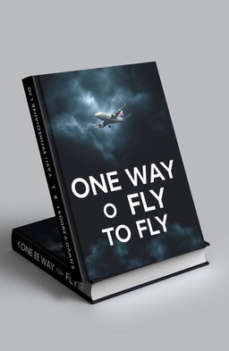 A striking book cover design for a book titled 'One Way to Fly'