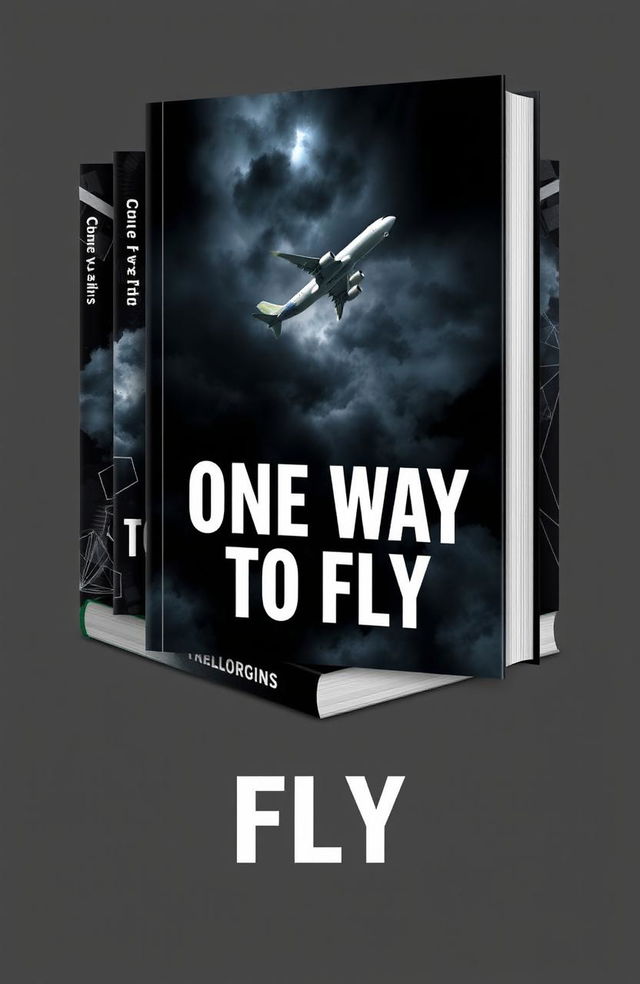 A striking book cover design for a book titled 'One Way to Fly'