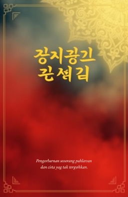 A novel cover design that expresses affection and sorrow