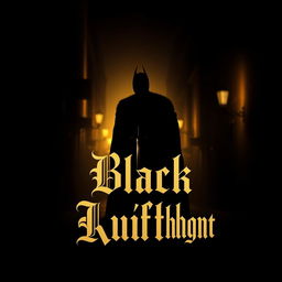 A minimalist and artistic interpretation inspired by 'The Godfather' movie, featuring the dark knight figure surrounded by the dramatic use of shadows and light