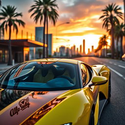 A 2024 Alfa Romeo Stradale 33 designed in the striking style reminiscent of Lamborghini