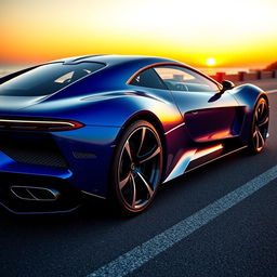 A stunning recreation of the 2024 Lamborghini Revuelto, reimagined with elegant Mercedes styling