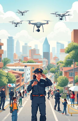 A comprehensive and engaging depiction of counter-terrorism strategies in an urban environment
