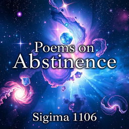 An eye-catching ebook cover for a poetry collection titled 'Poems on Abstinence' by author 'Sigma 1106'