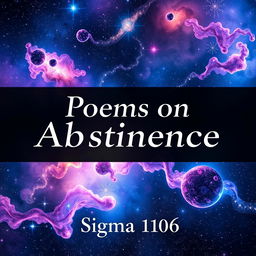 An eye-catching ebook cover for a poetry collection titled 'Poems on Abstinence' by author 'Sigma 1106'