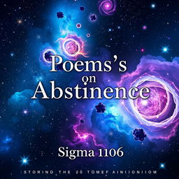 An eye-catching ebook cover for a poetry collection titled 'Poems on Abstinence' by author 'Sigma 1106'