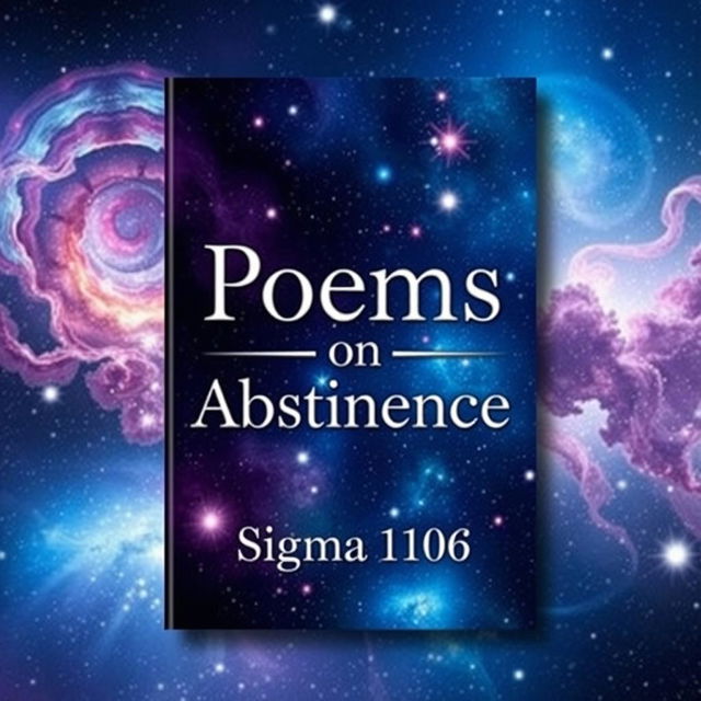 An engaging ebook cover for a poetry collection titled 'Poems on Abstinence' by author 'Sigma 1106'