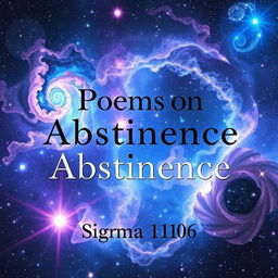 An engaging ebook cover for a poetry collection titled 'Poems on Abstinence' by author 'Sigma 1106'
