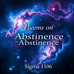 A visually striking ebook cover for a poetry collection titled 'Poems on Abstinence' by author 'Sigma 1106'