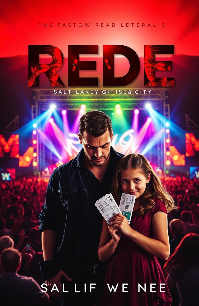 A captivating book cover for a Wattpad story titled 'REDE'