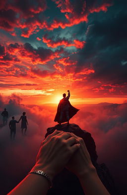 A dramatic scene depicting themes of revenge, freedom, betrayal, and love
