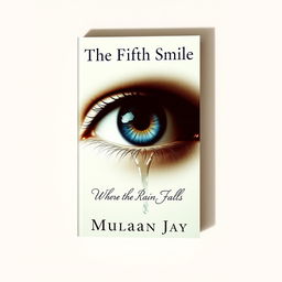 An artistic book cover design for 'The Fifth Smile'