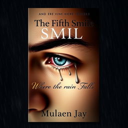 An artistic cover design for the book 'The Fifth Smile'