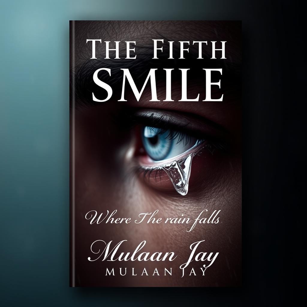 An artistic cover design for the book 'The Fifth Smile'