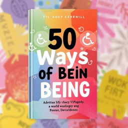 An eye-catching book cover featuring the title '50 Ways of Being' prominently displayed in an engaging and modern font
