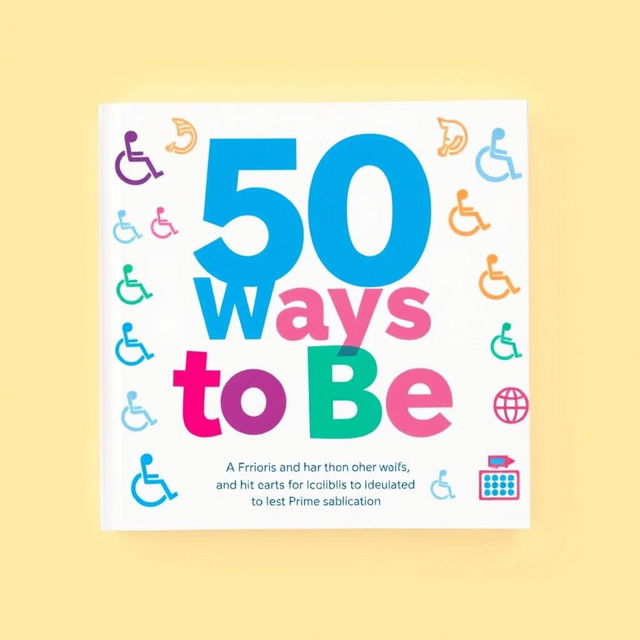 A visually appealing book cover featuring the title '50 Ways to Be' in large, eye-catching letters