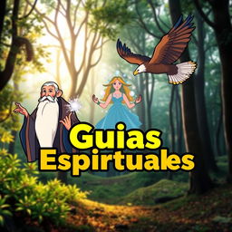 A captivating YouTube thumbnail designed for a video on spiritual guides