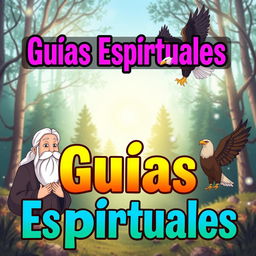 A captivating YouTube thumbnail designed for a video on spiritual guides
