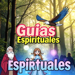 A captivating YouTube thumbnail designed for a video on spiritual guides