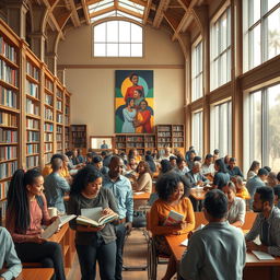 A realistic and impactful portrayal of 'Unity Towards Inclusive and Empowered Libraries'