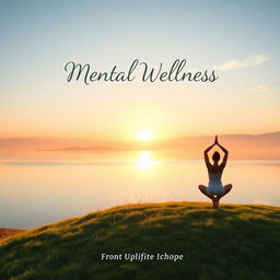 A front page book cover design centered on the theme of mental wellness