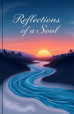 A beautifully illustrated cover for a book of poems titled 'Reflections of a Soul'