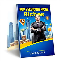 An eye-catching eBook cover design for "Drop Servicing Riches" by David Sharp