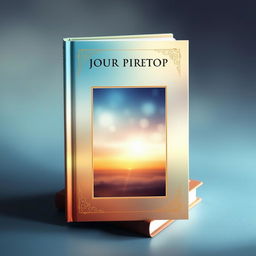 A stunning book cover featuring your picture prominently displayed as the main element