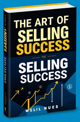 A bold and professional book cover design for 'The Art of Selling Success'