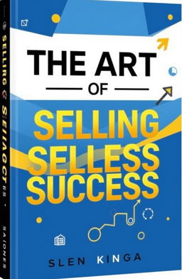 A bold and professional book cover design for 'The Art of Selling Success'