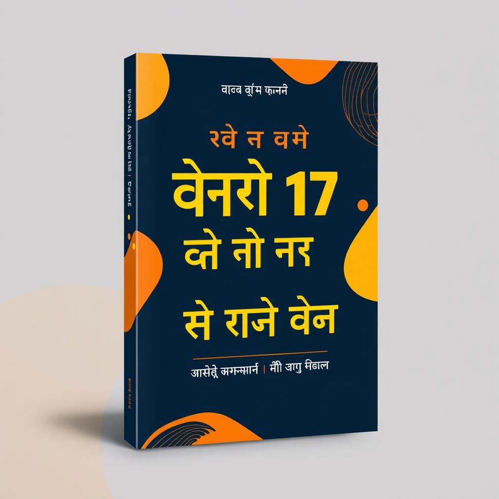 A compelling book cover design for the title 'मार्केटिंग की 17 गुप्त रणनीतियां'