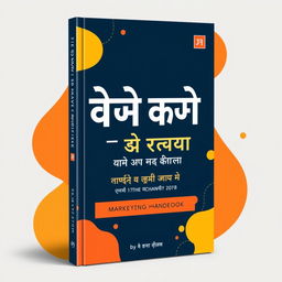 A compelling book cover design for the title 'मार्केटिंग की 17 गुप्त रणनीतियां'