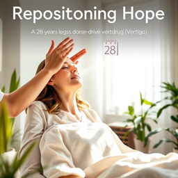 A metaphorical representation of 'Repositioning Hope', symbolizing a 28-year legacy of non-drug treatments for Benign Paroxysmal Positional Vertigo (BPPV)