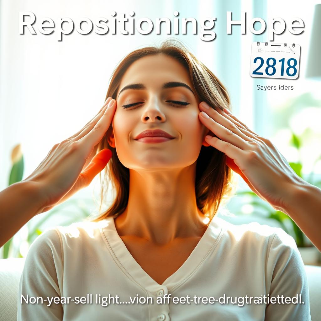 A metaphorical representation of 'Repositioning Hope', symbolizing a 28-year legacy of non-drug treatments for Benign Paroxysmal Positional Vertigo (BPPV)