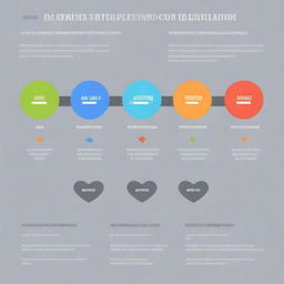 A graphic roadmap depicting the stages of AI ERP implementation, visually representing the journey with milestones for training, security implementation, and continuous monitoring and optimization