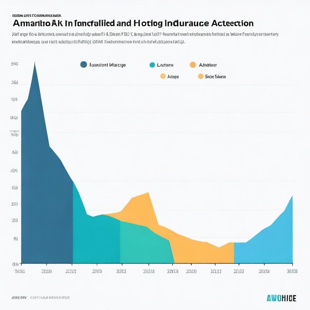 A line chart demonstrating the projected growth of AI ERP adoption, illustrating increasing adoption rates over time, emphasizing the widespread acceptance and integration of AI ERP across different industries