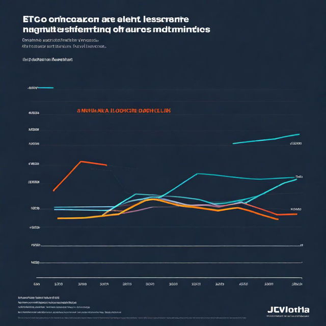 A line chart demonstrating the projected growth of AI ERP adoption, illustrating increasing adoption rates over time, emphasizing the widespread acceptance and integration of AI ERP across different industries