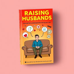 An imaginative and engaging book cover for 'Raising Husbands', designed to evoke curiosity and interest