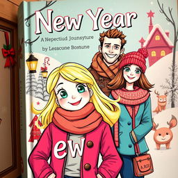 A whimsical book cover for a humorous fantasy novel by A
