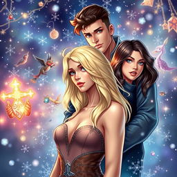 A visually stunning book cover for a fantasy novel by A