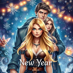A visually stunning book cover for a fantasy novel by A