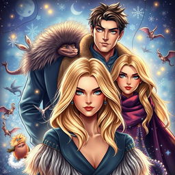 A visually stunning book cover for a fantasy novel by A